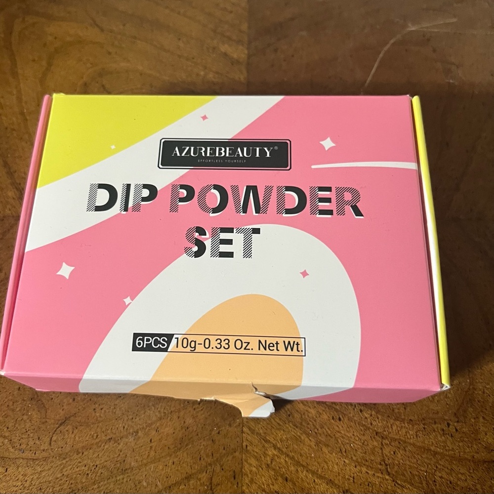 Azure Beauty powder Nail Dip. 6 colors